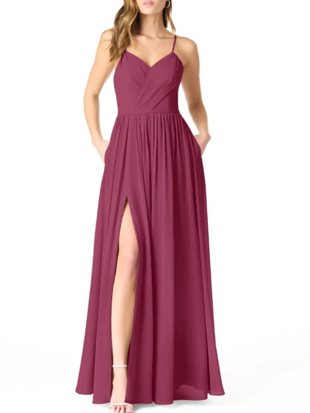 Azazie Mulberry Cora Bridesmaid Dress - Sz 4